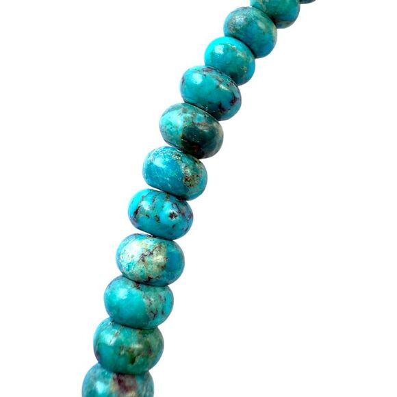 JAY KING DTR Mine Finds Genuine Turquoise Gemstone Copper Rose Gold Tone Bib Sta - Picture 5 of 16